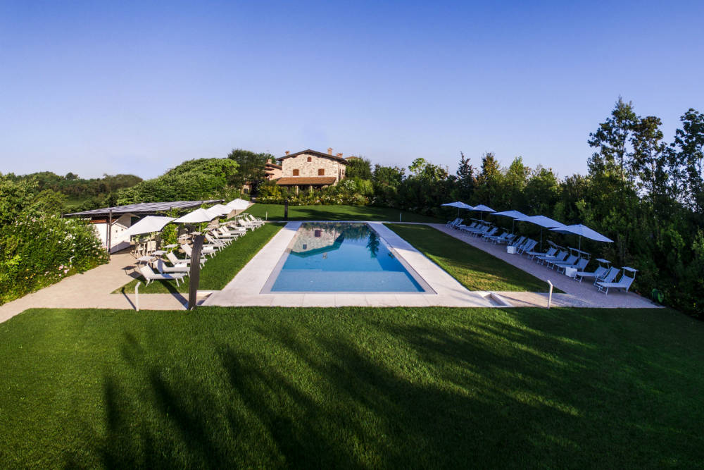 Das malerische Relais Mondotella in der Nähe des Gardasee